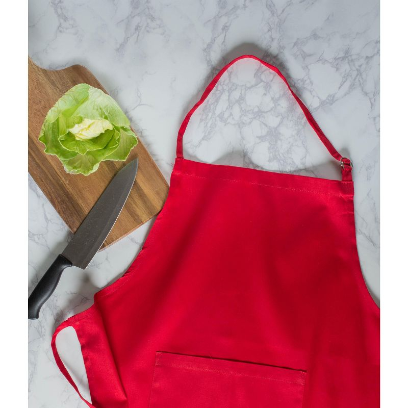 Design Imports  Chino Chef Apron Tango Red