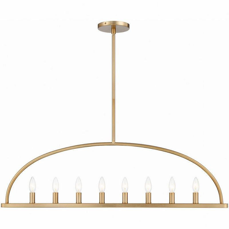 Crystorama Lighting Abbott 8 - Light Chandelier in  Vibrant Gold