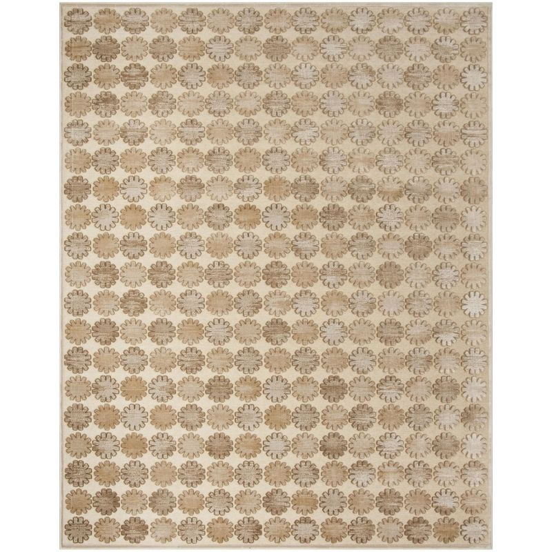Martha Stewart Collection - MSR7430 - Indoor Power Loomed Area Rugs - Stone/Cream - 8'x10'