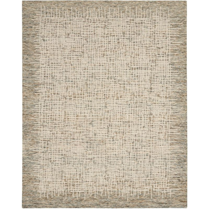 Nourison Vail Rustic Texture Indoor Area Rug Ivory/Multi 7'9" x 9'9"