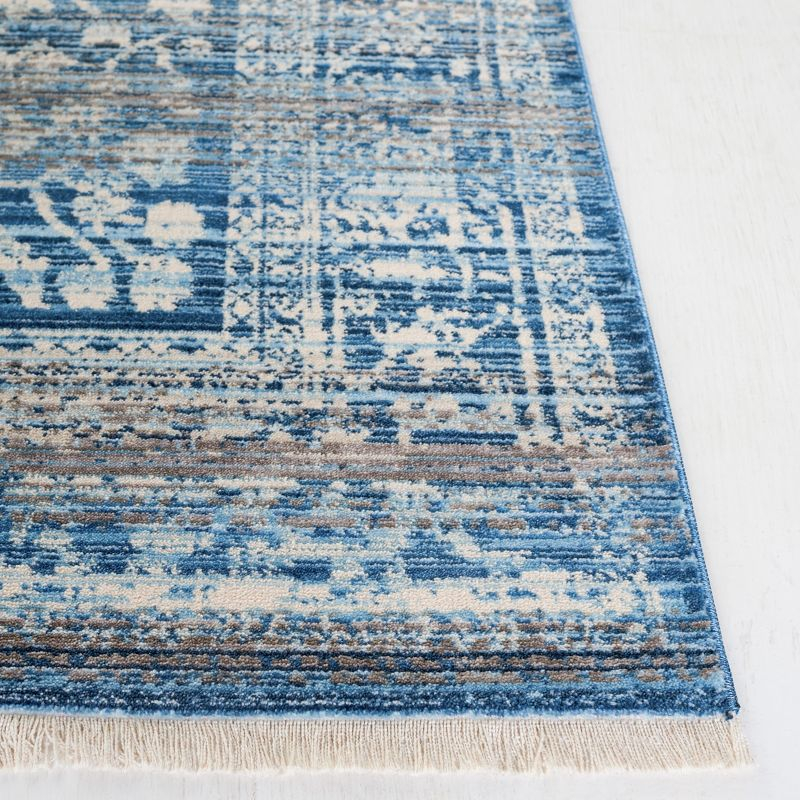 Vintage Persian VTP427 Power Loomed Area Rug - Navy/Ivory - 5'x7'6" - Safavieh.