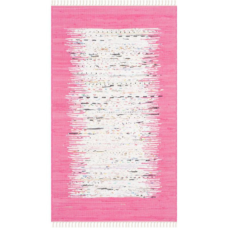 Montauk MTK711 Hand Woven Indoor Area Rug - Ivory/Pink - 4'x6' - Safavieh.