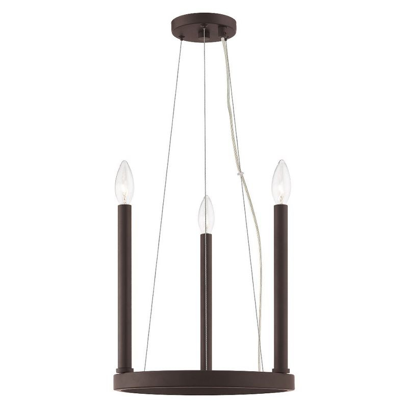 Livex Lighting Alpine 3 - Light Chandelier in  Bronze