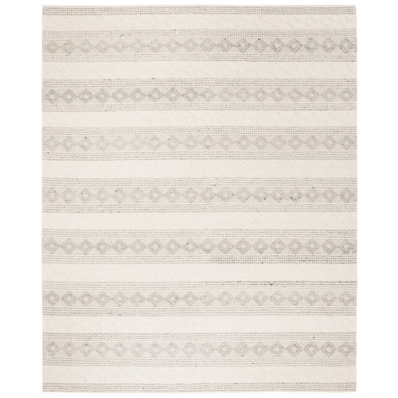 Natura NAT750 Hand Woven Area Rug - Grey/Ivory - 8'9"x11'9" - Safavieh.