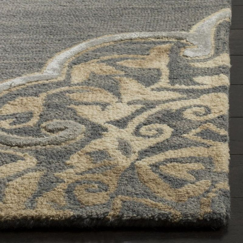 Dip Dye DDY510 Hand Tufted Indoor Runner - Slate/Beige - 2'3"x8' - Safavieh