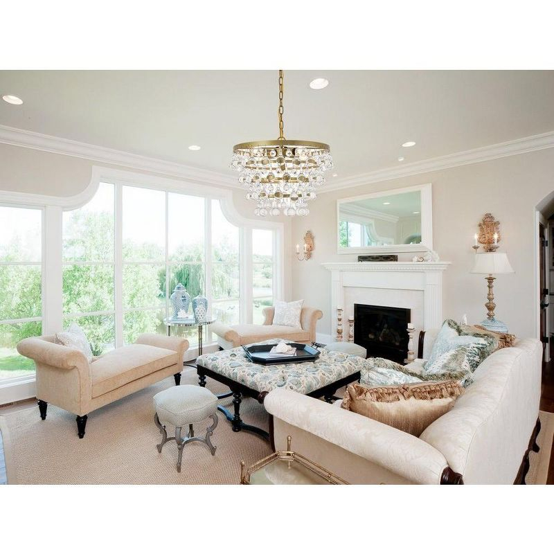 Elegant Lighting Kora 5 light Brass Pendant