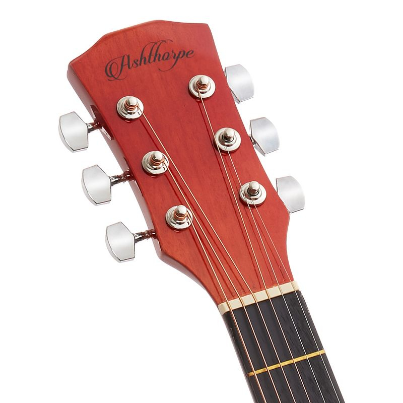 Ashthorpe 41-Inch Beginner Acoustic Guitar - Natural, Basic Starter Kit with Gig Bag and Accessories