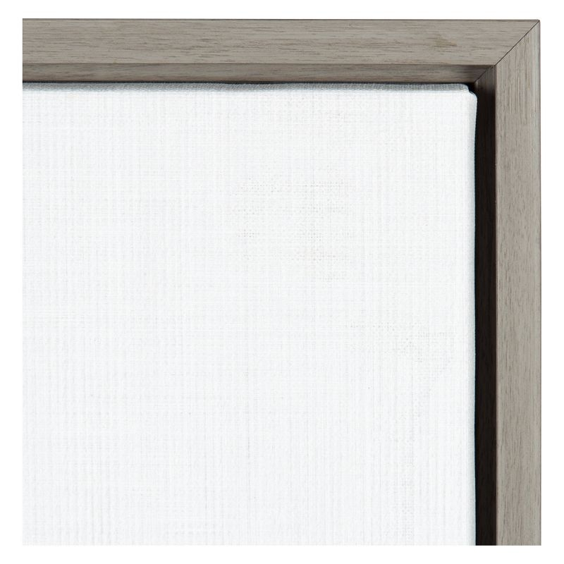 18" x 24" Sylvie Sleepy Lion Framed Canvas by Amy Peterson Gray - Kate and Laurel