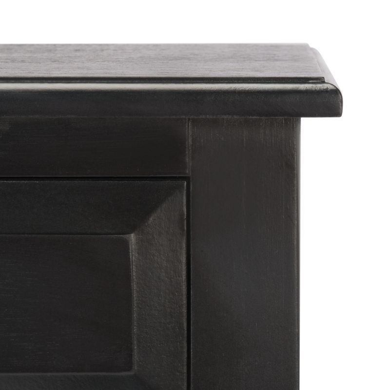 Whitney 1 Drawer Accent Table - Black - Safavieh.