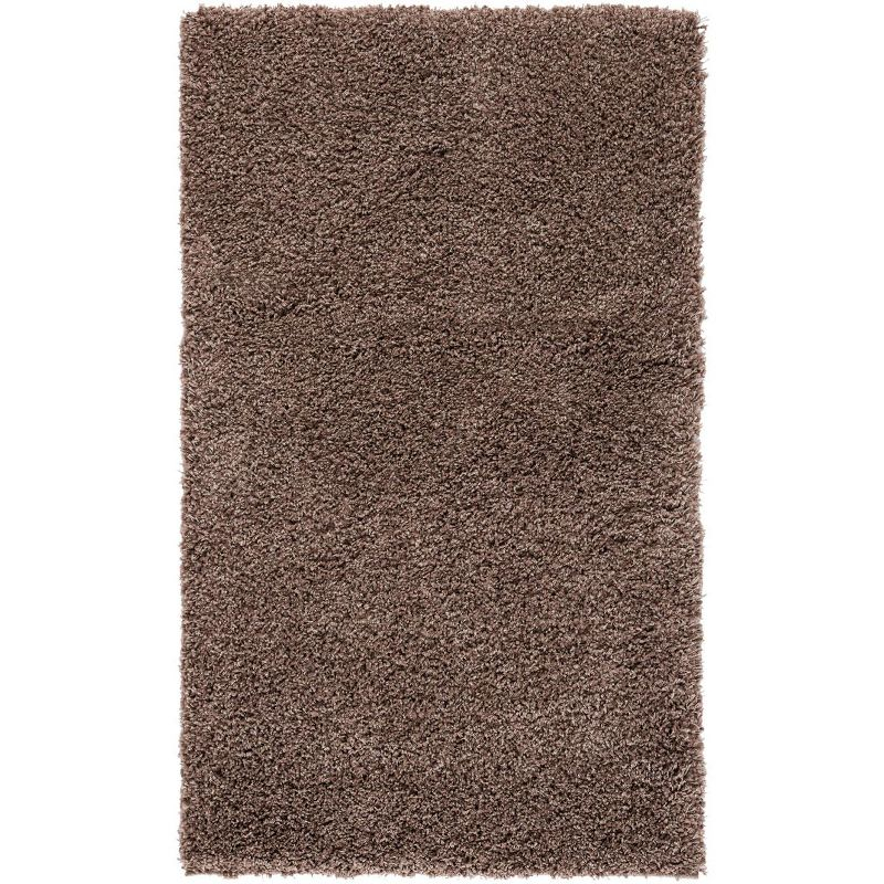 California Shag SG151 Power Loomed Indoor Accent Rug - Taupe - 3'x5' - Safavieh
