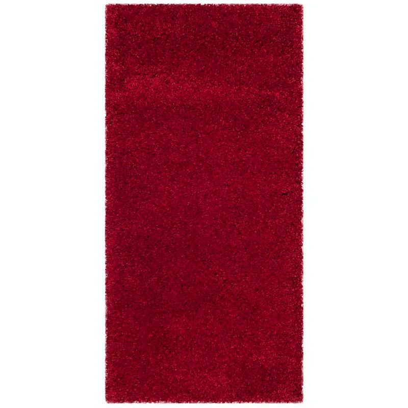 Milan Shag SG180 Power Loomed Indoor Accent Rug - Red - 2'x4' - Safavieh