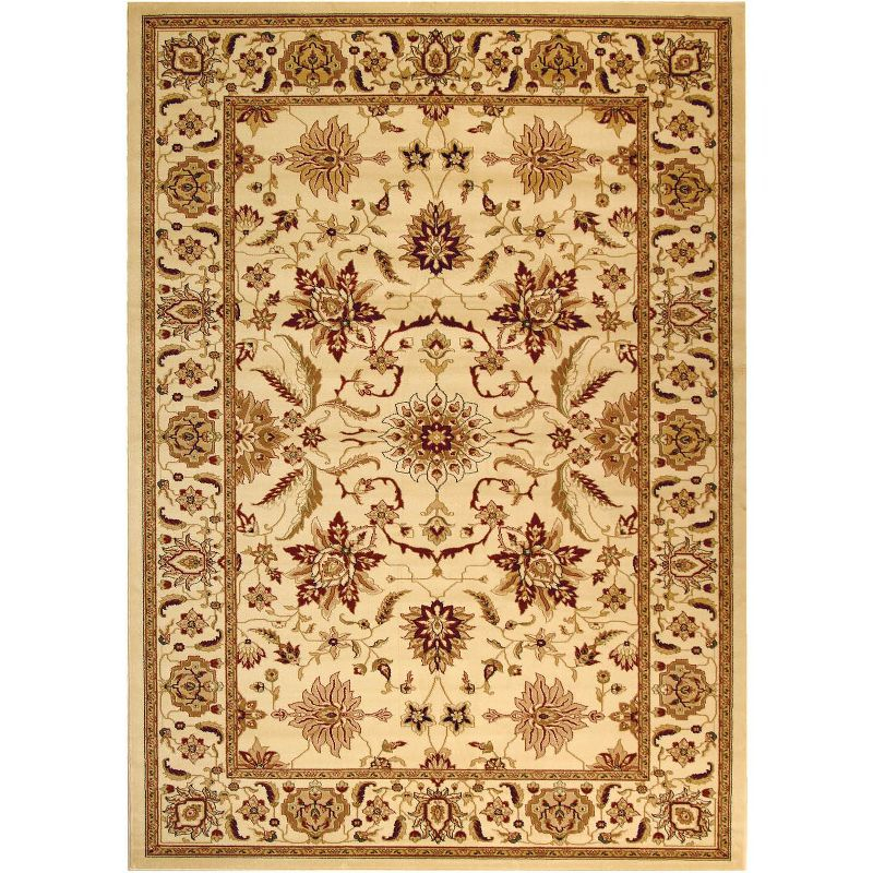 Lyndhurst LNH216 Power Loomed Area Rug - Ivory/Ivory - 8'x11' - Safavieh.