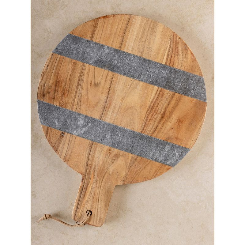 Mandawa Charcuterie Board - Gray, 23"