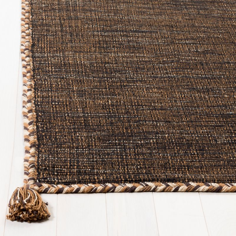 Montauk MTK150 Hand Woven Indoor Runner Rug - Brown/Black - 2'3"x10' - Safavieh