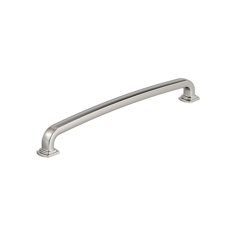 Amerock Surpass 8-13/16 inch (224mm) Center-to-Center Polished Nickel Cabinet Pull