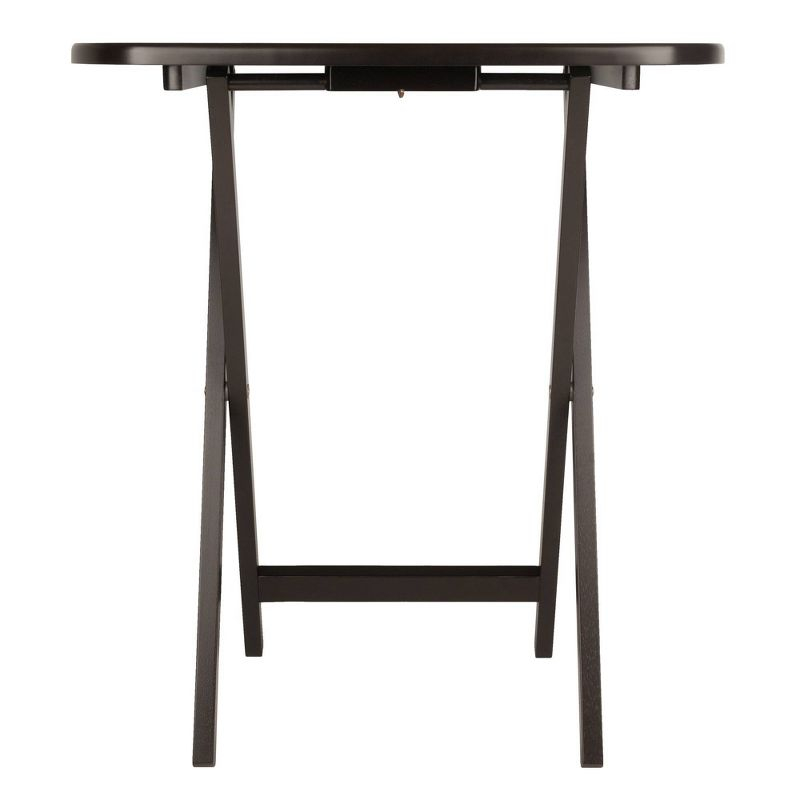 2pc Cade Oversize Oblong Snack Table Coffee - Winsome: No Assembly, Wood Frame, 25lb Capacity