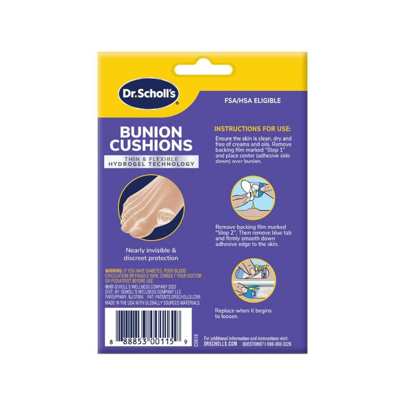 Dr. Scholl's with Hydrogel Technology Bunion Cushion - 5ct