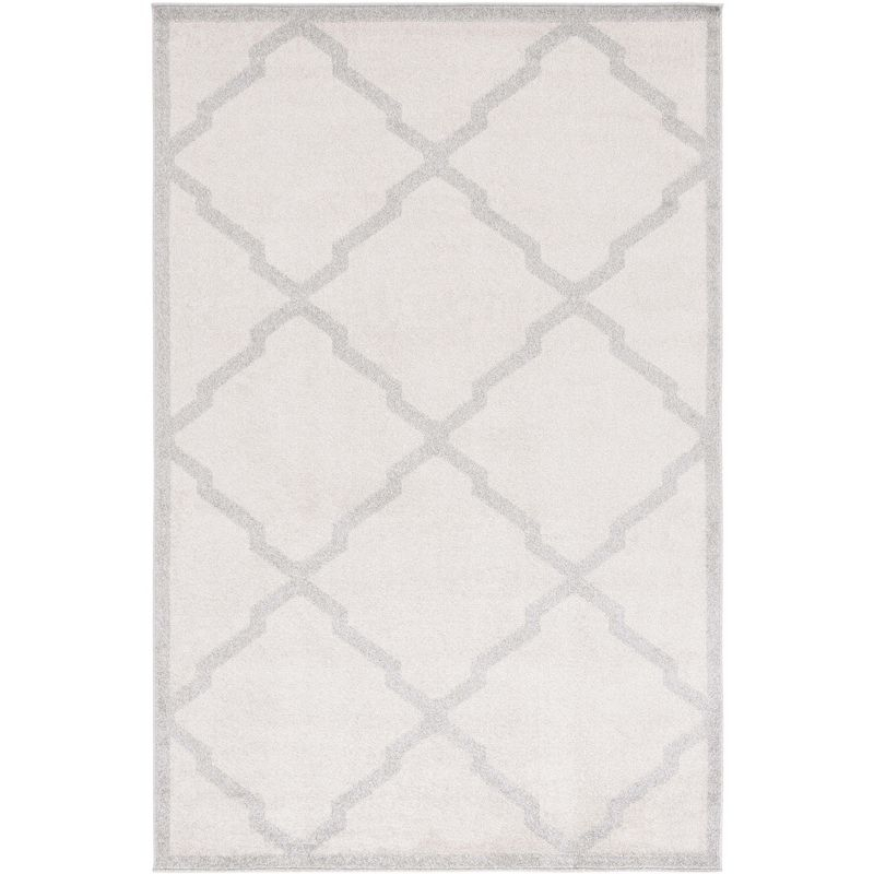 Amherst AMT421 Power Loomed Indoor Area Rug - Beige/Light Grey - 4'x6' - Safavieh