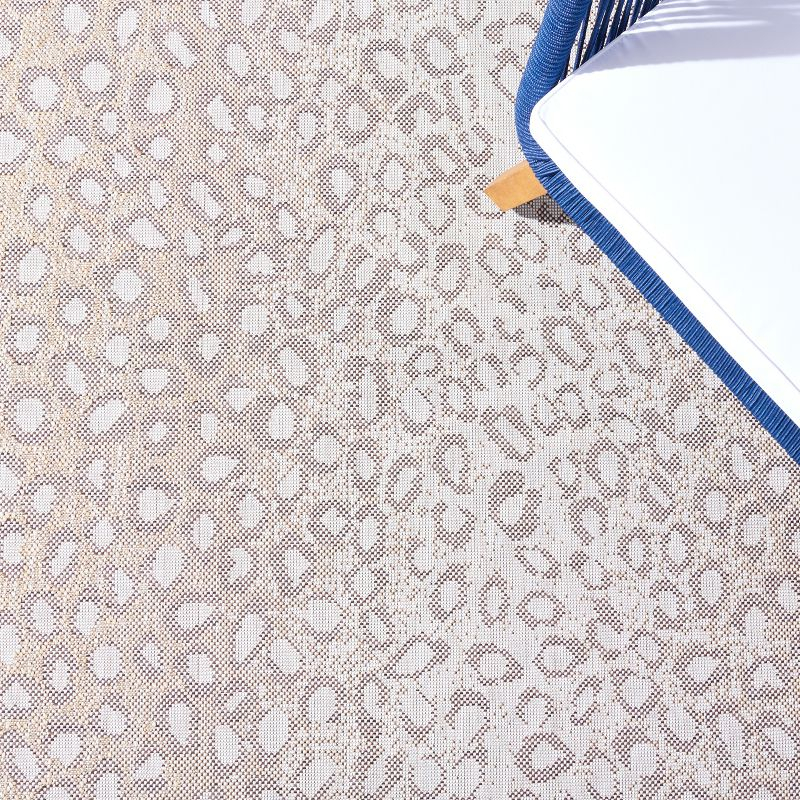 Courtyard CY6100 Power Loomed Indoor/Outdoor Accent Rug - Beige/Gold - 2'x3'7" - Safavieh.