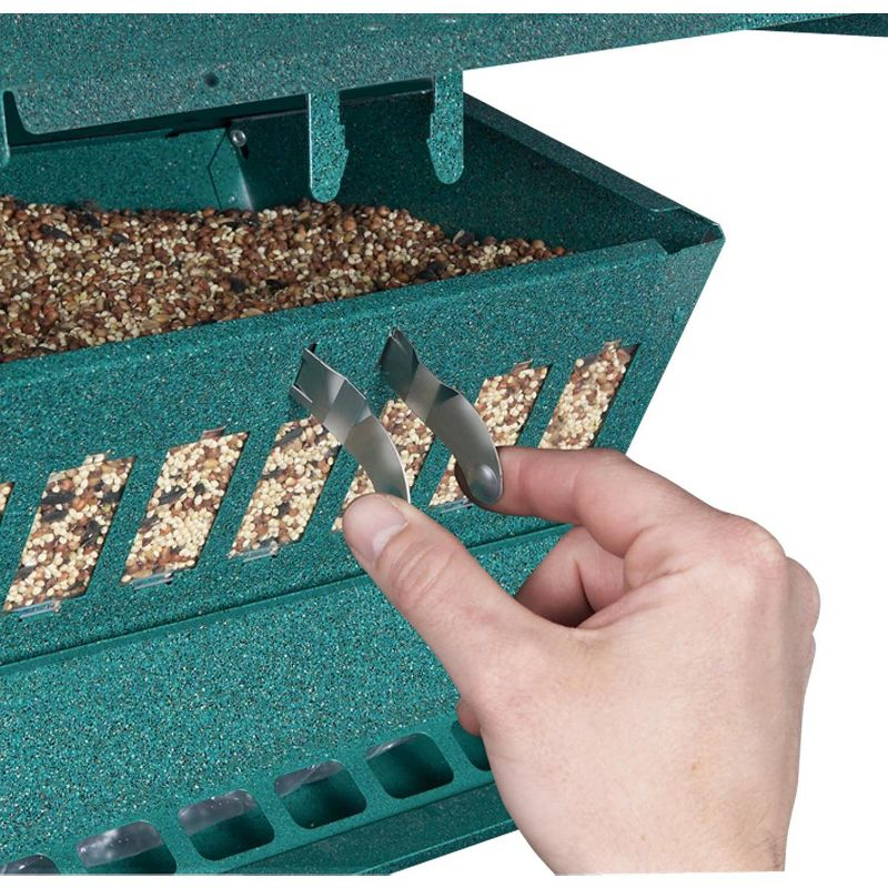 Woodlink Green Absolute II Squirrel Proof Bird Feeder - 12 lbs