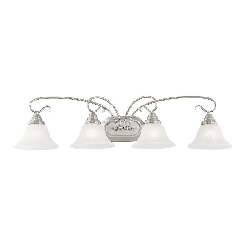 Livex Lighting Coronado 4 - Light Vanity in  Brushed Nickel