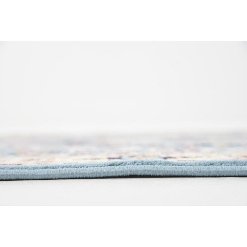Unique Loom Narenj Collection Area Rug - Adams (5' 1" x 8' Rectangle Blue/Burgundy)