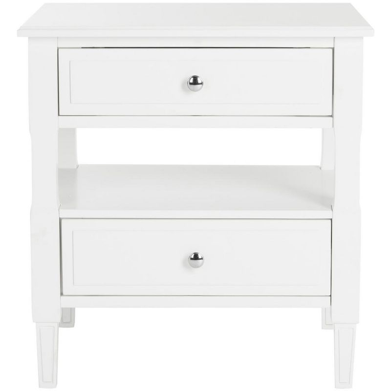 Jenson Side Table - White - Safavieh.