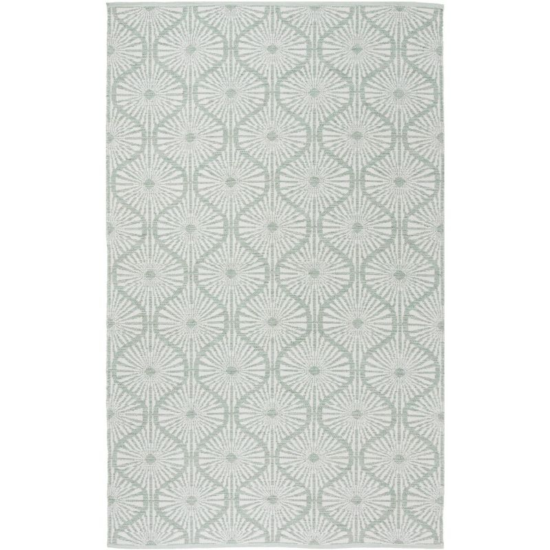 Montauk MTK606 Hand Woven Indoor Area Rug - Light Green/Ivory - 5'x8' - Safavieh