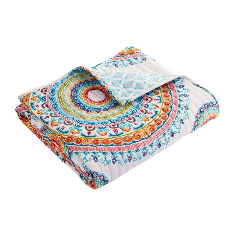Mayla Medallion Quilted Throw - Levtex Home