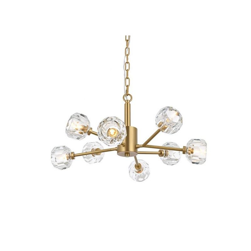 Elegant Lighting Graham 8 - Light Pendant in  Gold