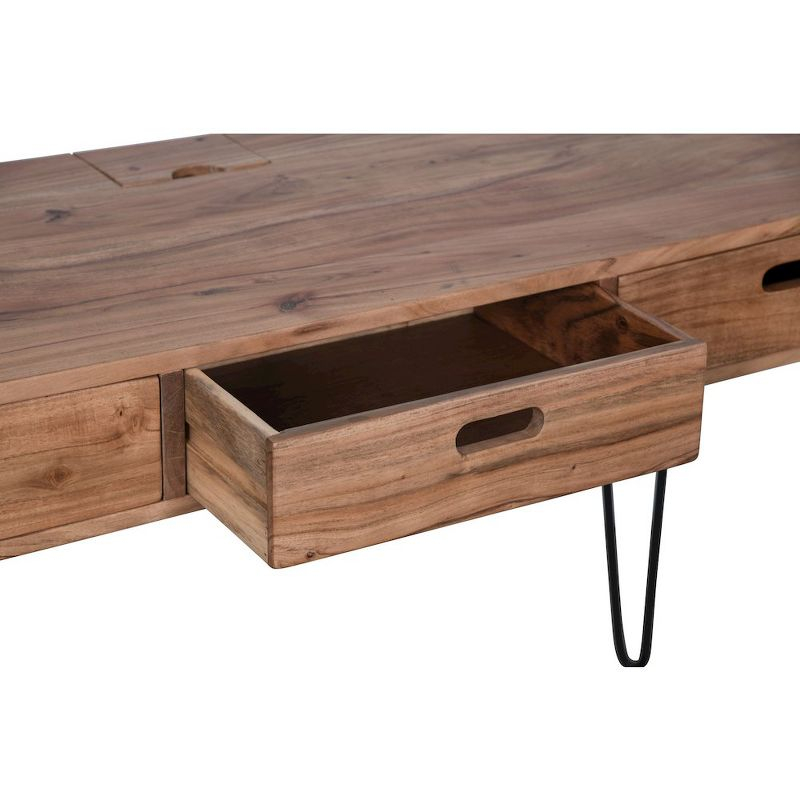 Jofran, Rollins Solid Acacia USB Charging Desk