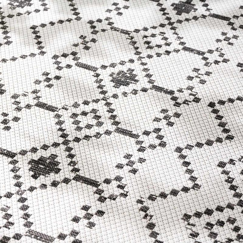 Hauteloom Rectangle Area Rug   White