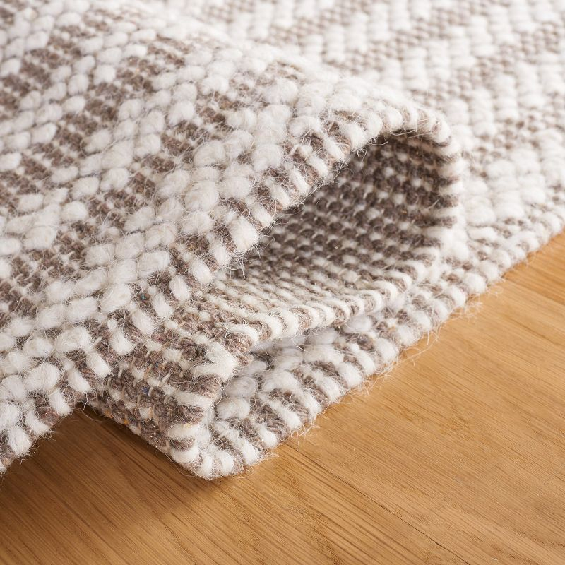 Natura NAT227 Hand Woven Indoor Accent Rug - Ivory/Taupe - 3'x5' - Safavieh