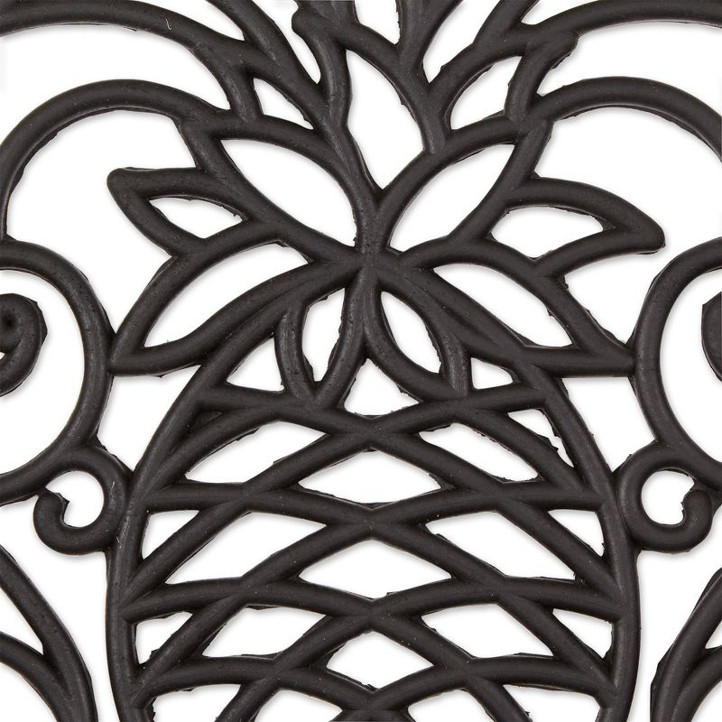 Design Imports  Pineapple Scroll Rubber Doormat