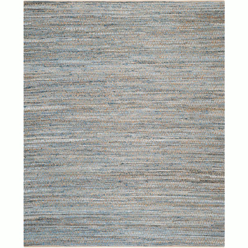 Cape Cod CAP350 Hand Woven Area Rug - Natural/Blue - 8'9"x11'9" - Safavieh.