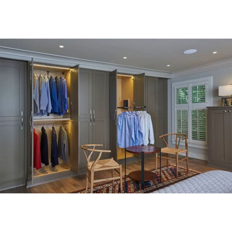 Rev-A-Shelf 26"-35" Pull Down Adjustable Side Mounted Closet Rod for Kitchen/ Bathroom Cabinets with Telescoping Handle & Hardware, Chrome, CPDR-2635