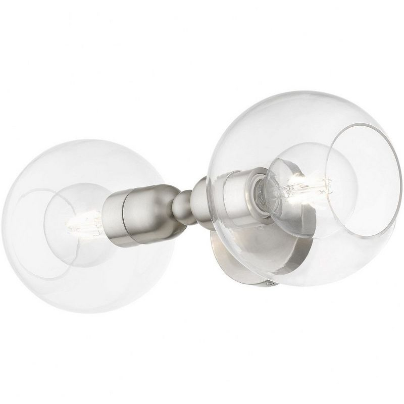 Livex Lighting Downtown 2 - Light Vanity in  Brushed Nickel