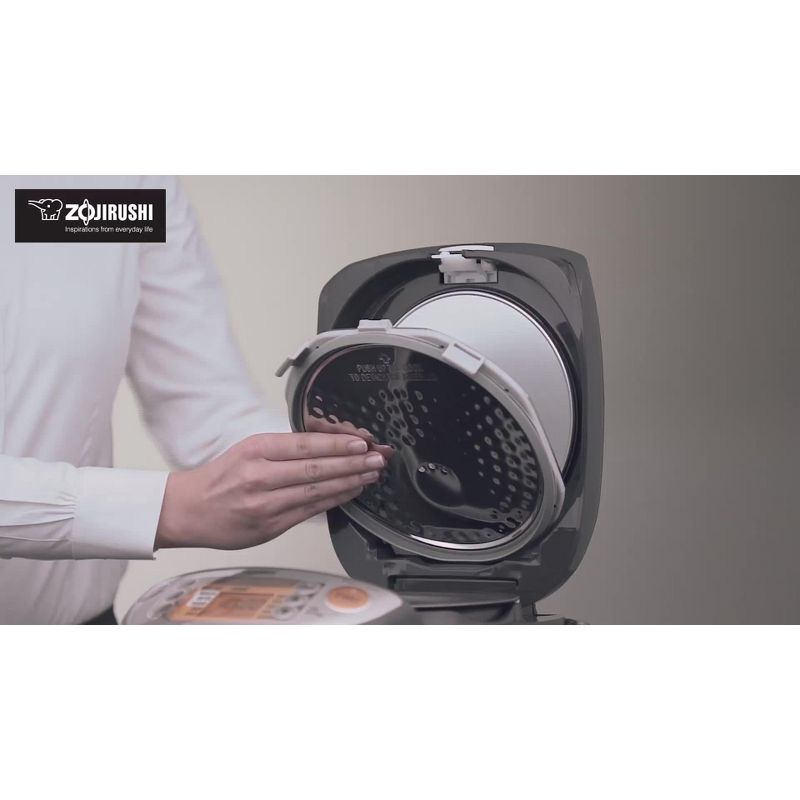 Zojirushi 5.5 Cup Induction Heating Rice Cooker & Warmer - Stainless Dark Gray