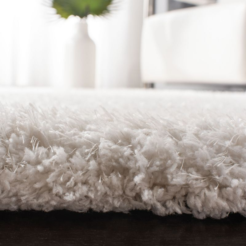 Supreme Shag SGS621 Hand Tufted Indoor Accent Rug - Ivory - 3'x5' - Safavieh