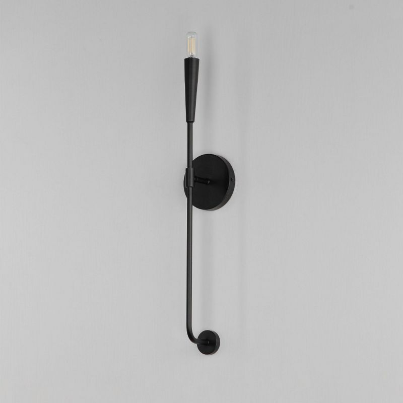 Maxim Lighting Vela 1 - Light Wall Light in  Black