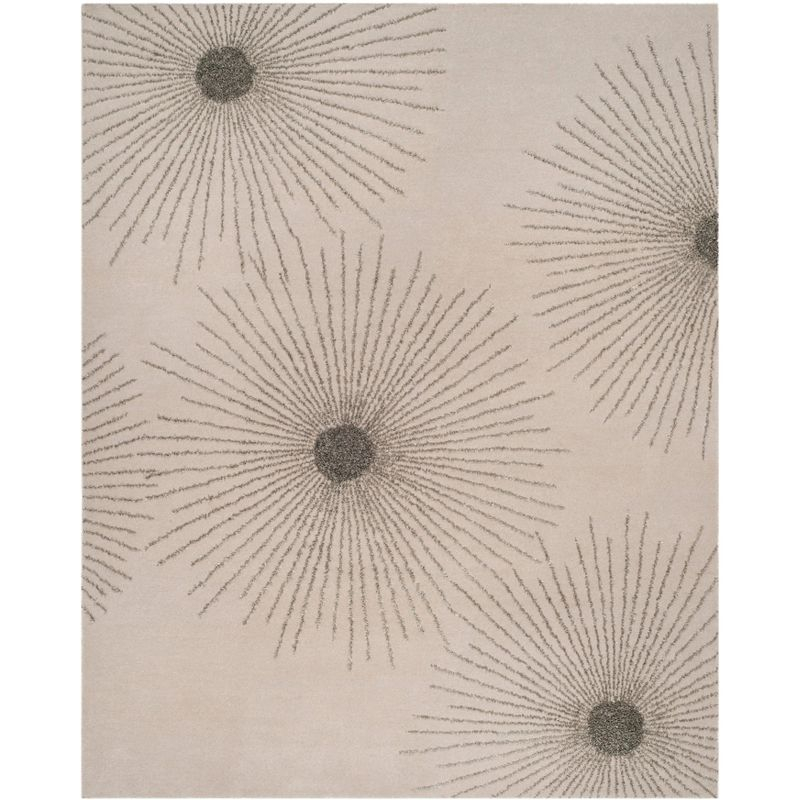 Soho SOH712 Hand Tufted Area Rug - Ivory/Silver - 7'6"x9'6" - Safavieh.
