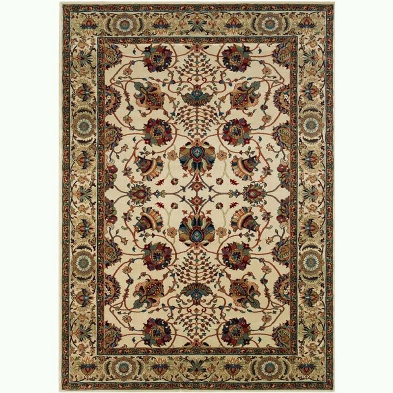 Oriental Weavers Ariana 431O3 Ivory/ Red Indoor Area Rug - 4' x 6"