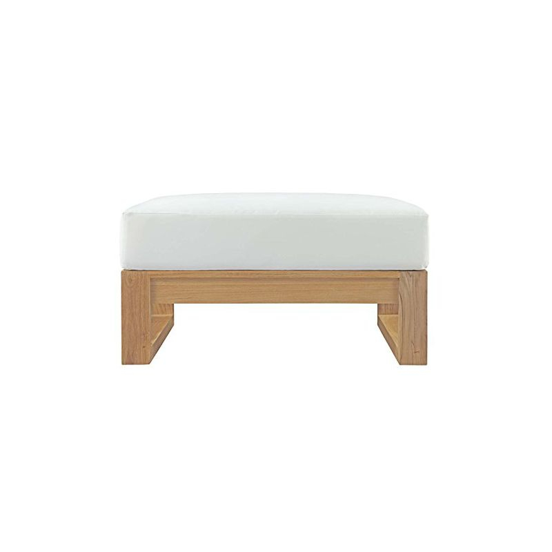 Modway Upland Outdoor Patio Teak Ottoman