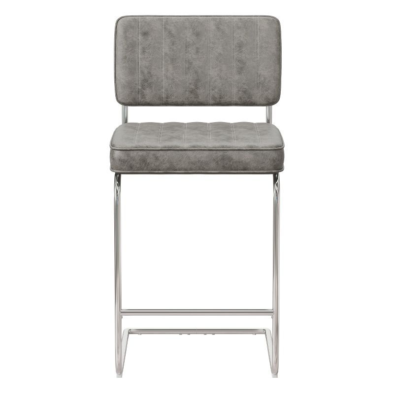 Set of 2 Breuer Metal Counter Height Stools - Hillsdale Furniture