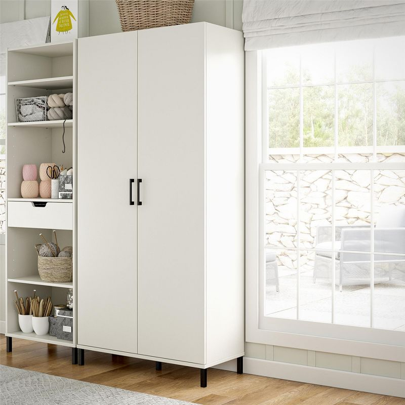 Versa 36" Wide 2 Door Storage Cabinet, White