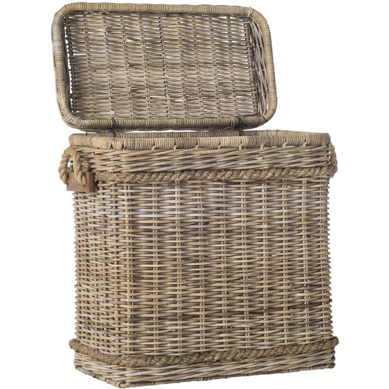 Sidonie Wicker Hamper - Brown - Safavieh