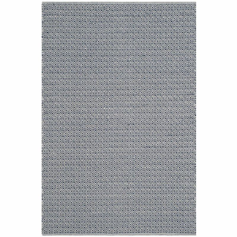 Montauk MTK717 Hand Woven Indoor Accent Rug - Ivory/Navy - 3'x5' - Safavieh.