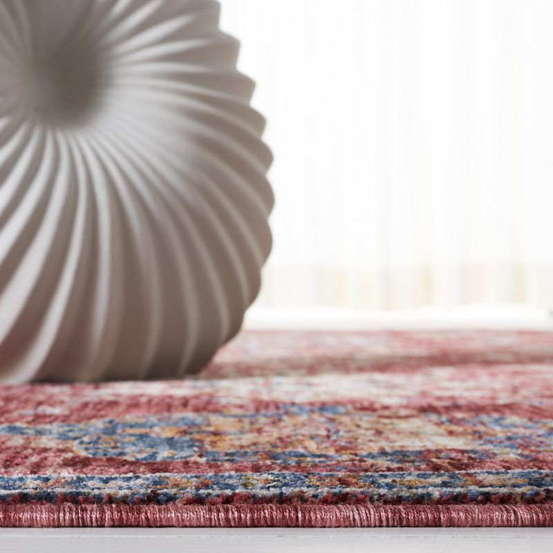 Heirloom HRL718 Power Loomed Area Rug - Rust/Ivory - 5'3"x7'6" - Safavieh.