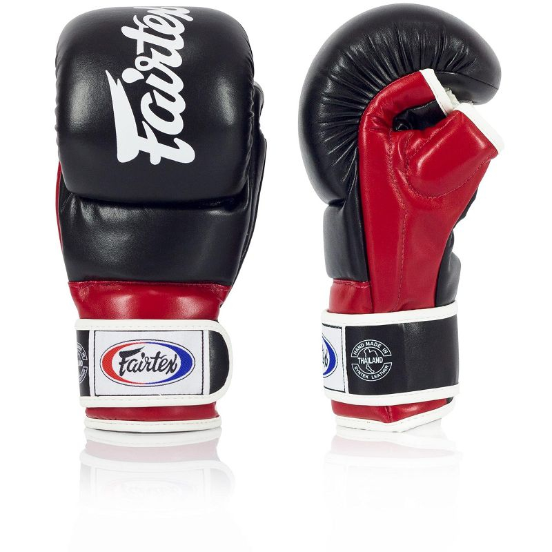 Fairtex FGV18 Super Sparring Grappling MMA Gloves Black/Yellow Large