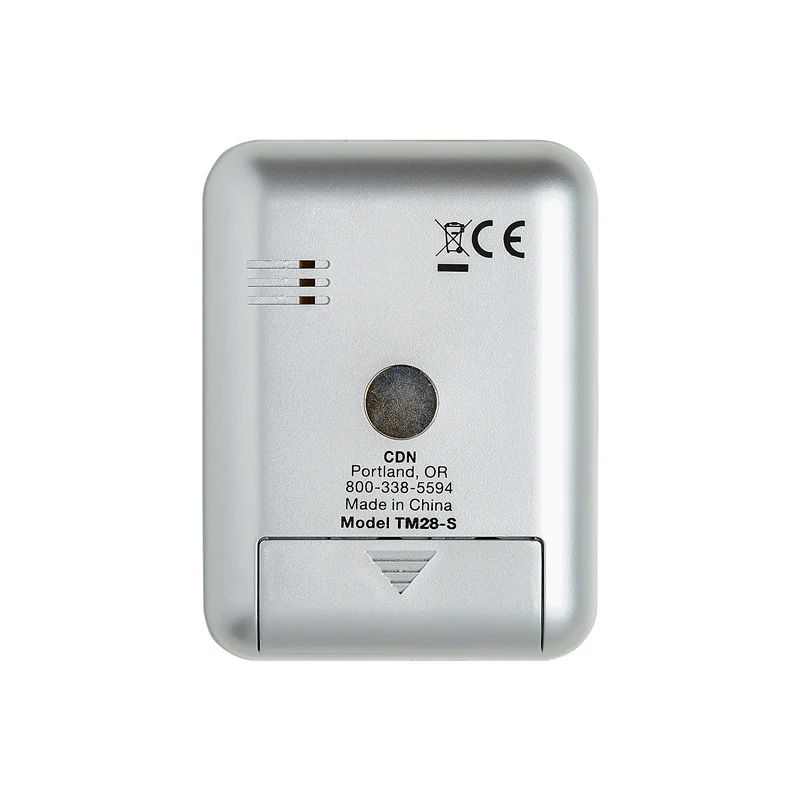 CDN Digital Mini Kitchen Timer with Easy to Read Display and Magnetic Back, 100 Minute, Silver